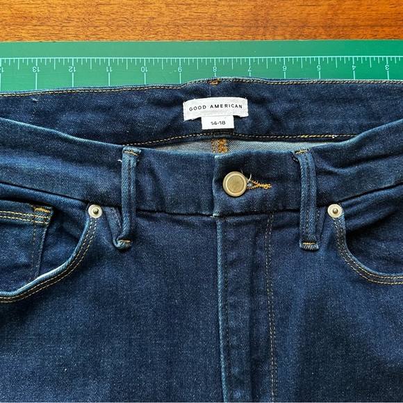 Good American Denim - Good American Always Fits Good Waist skinny jeans size 14-18 Blue821